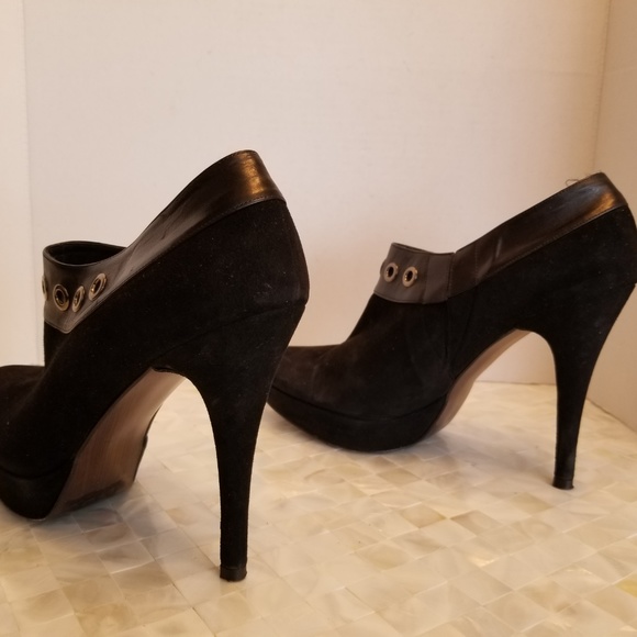 Sturat Weitzman Suede Leather Booties Black 9B - Picture 5 of 7